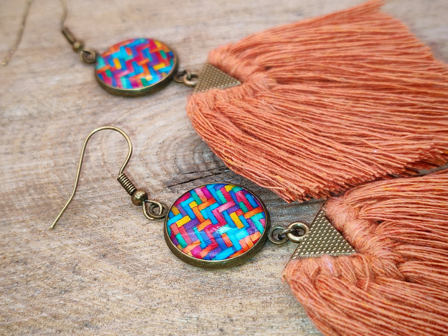 Boucles d'oreilles – Trame solaire
