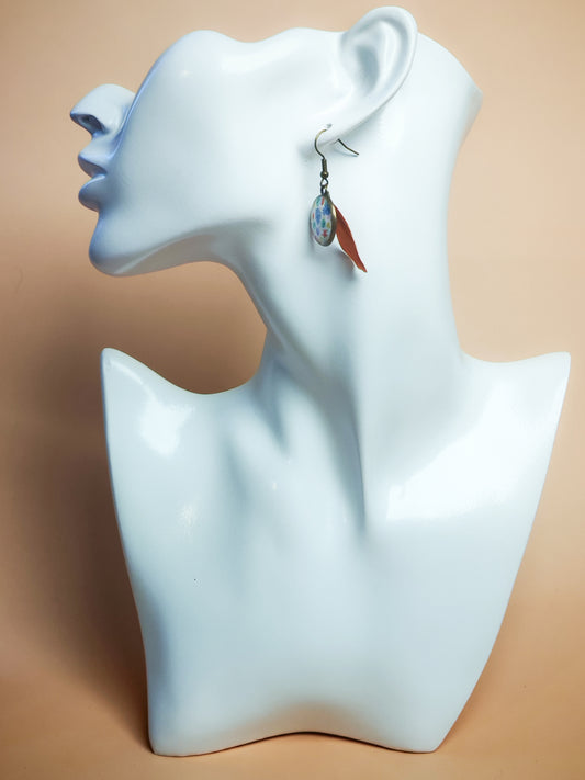 Boucles d'oreilles – Feuilles d’aquarelle