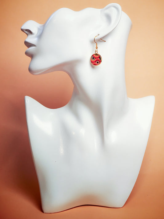 Boucles d’oreilles – Ondes rétro multicolores