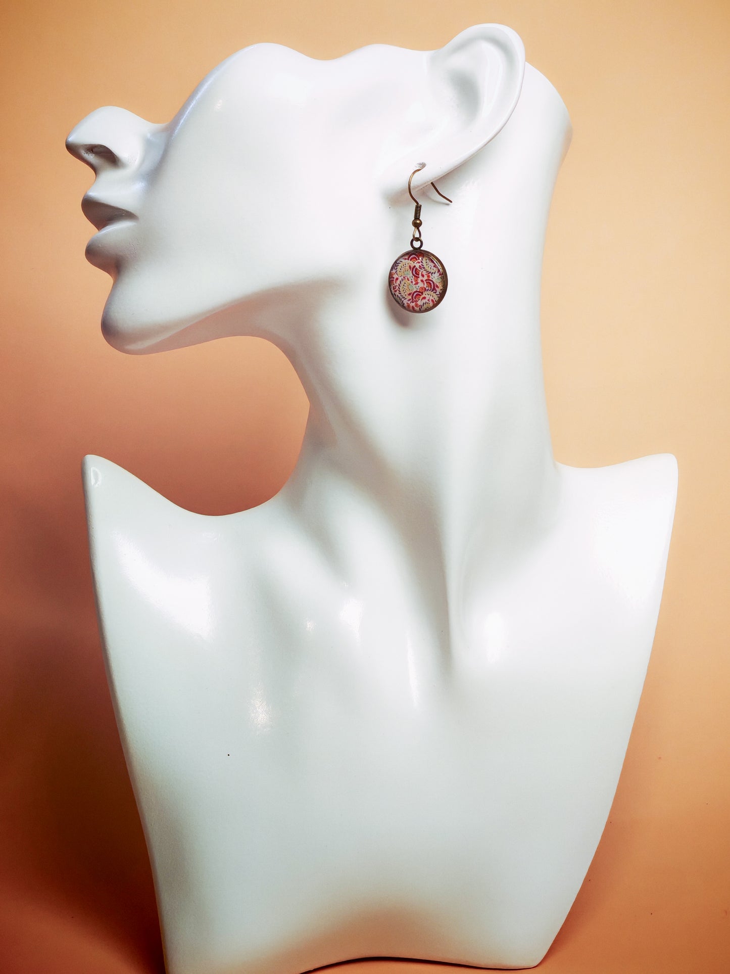 Boucles d’oreilles – Fleurs de cachemire