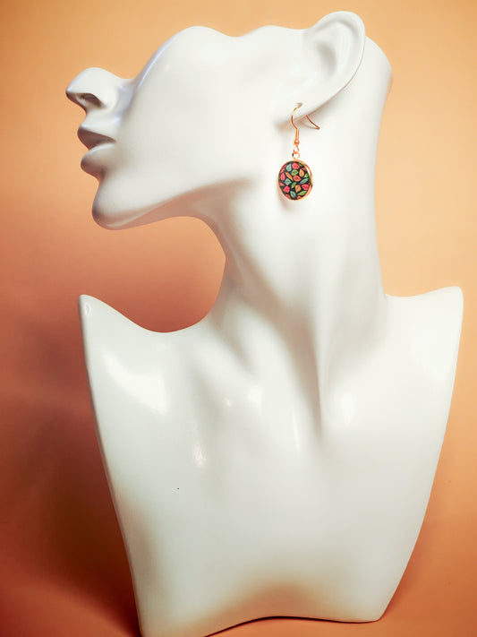 Boucles d’oreilles – Jardin des feuilles enchantées