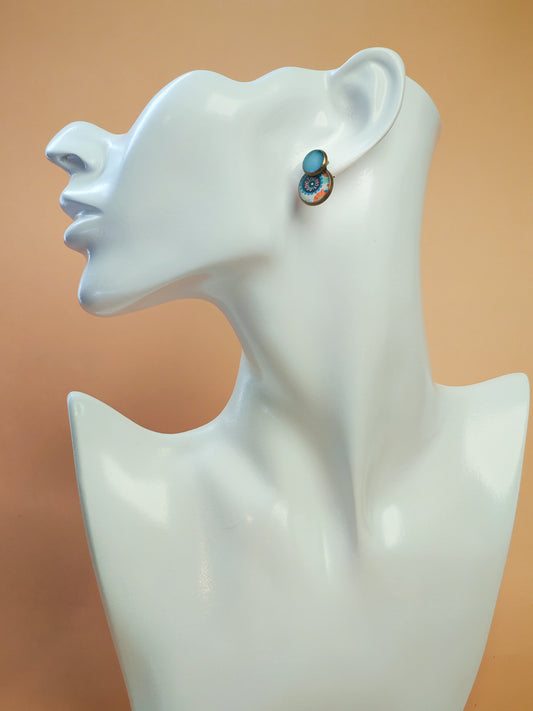 Boucles d’oreilles – Mandalas solaires et éclats d’été