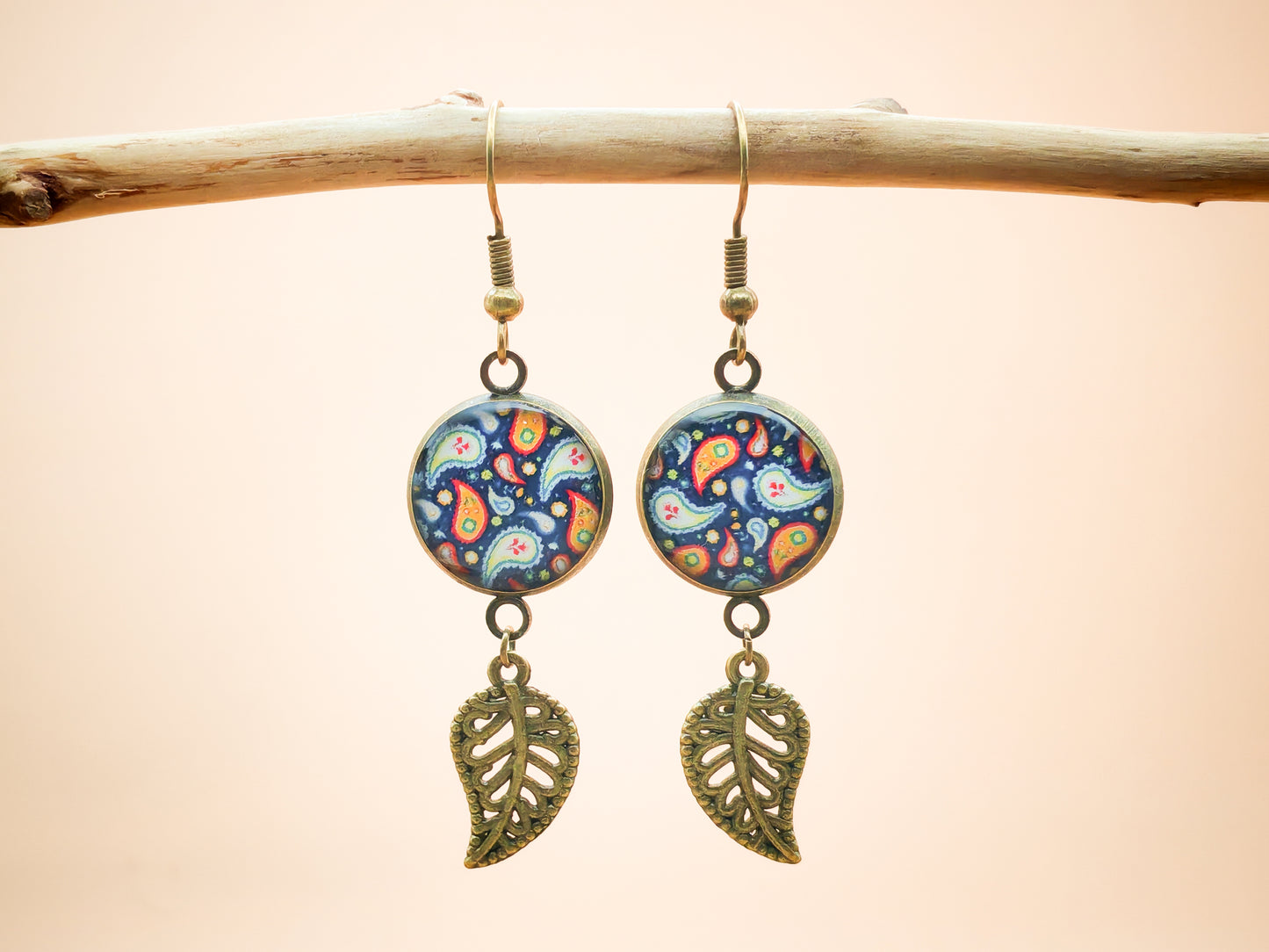 Boucles d'oreilles – Jardin cachemire