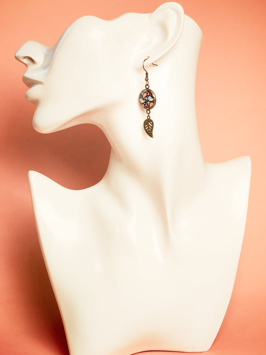 Boucles d'oreilles – Jardin cachemire