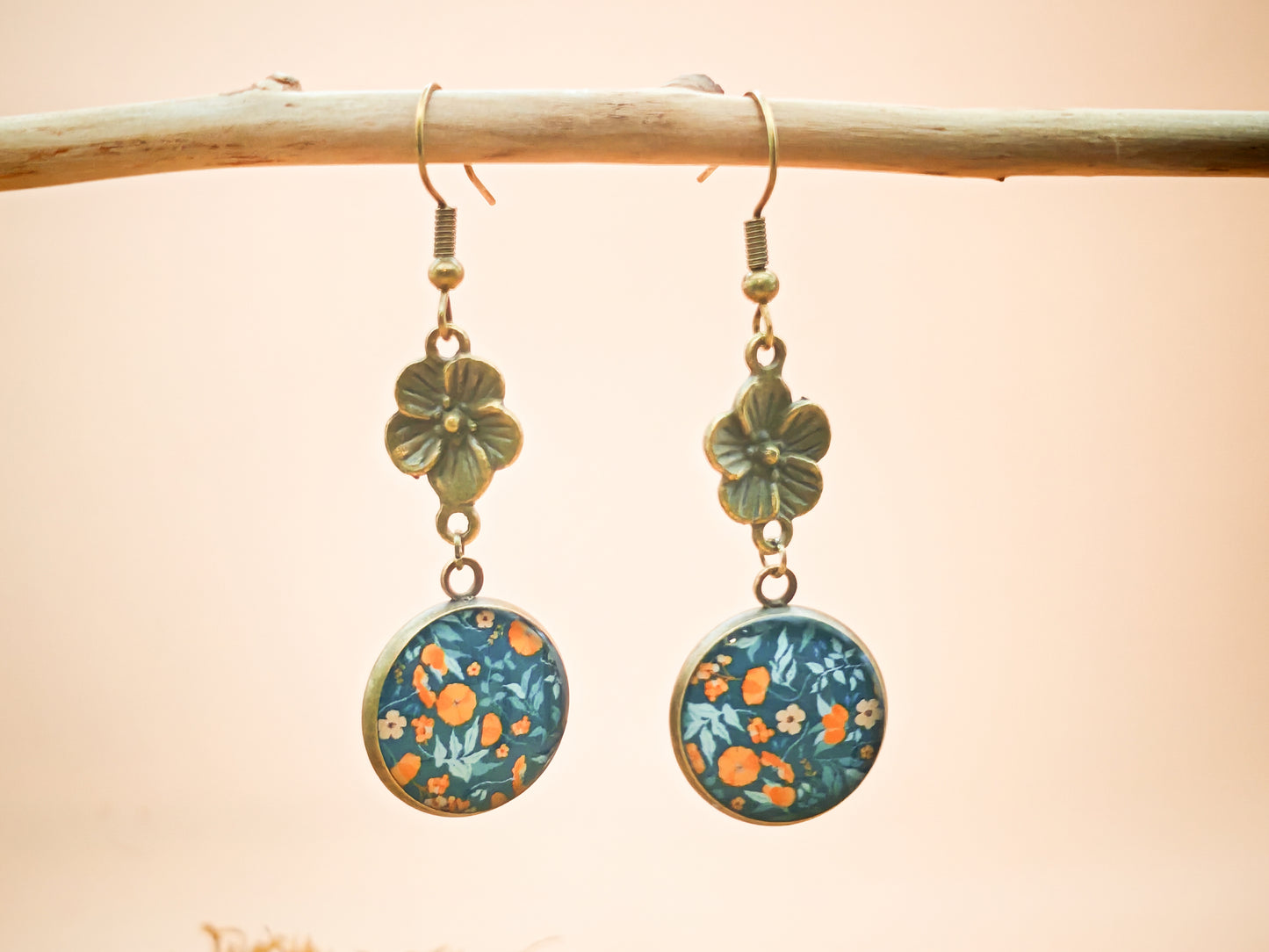 Boucles d'oreilles – Fleurs de minuit