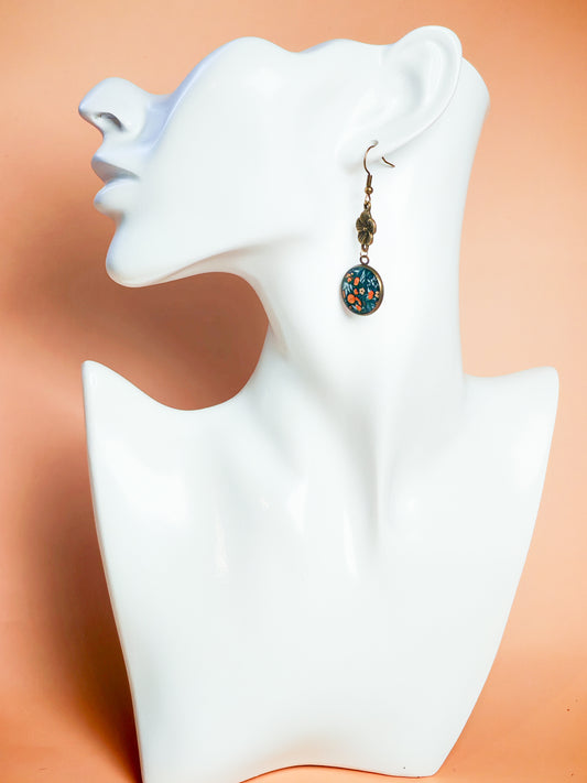 Boucles d'oreilles – Fleurs de minuit