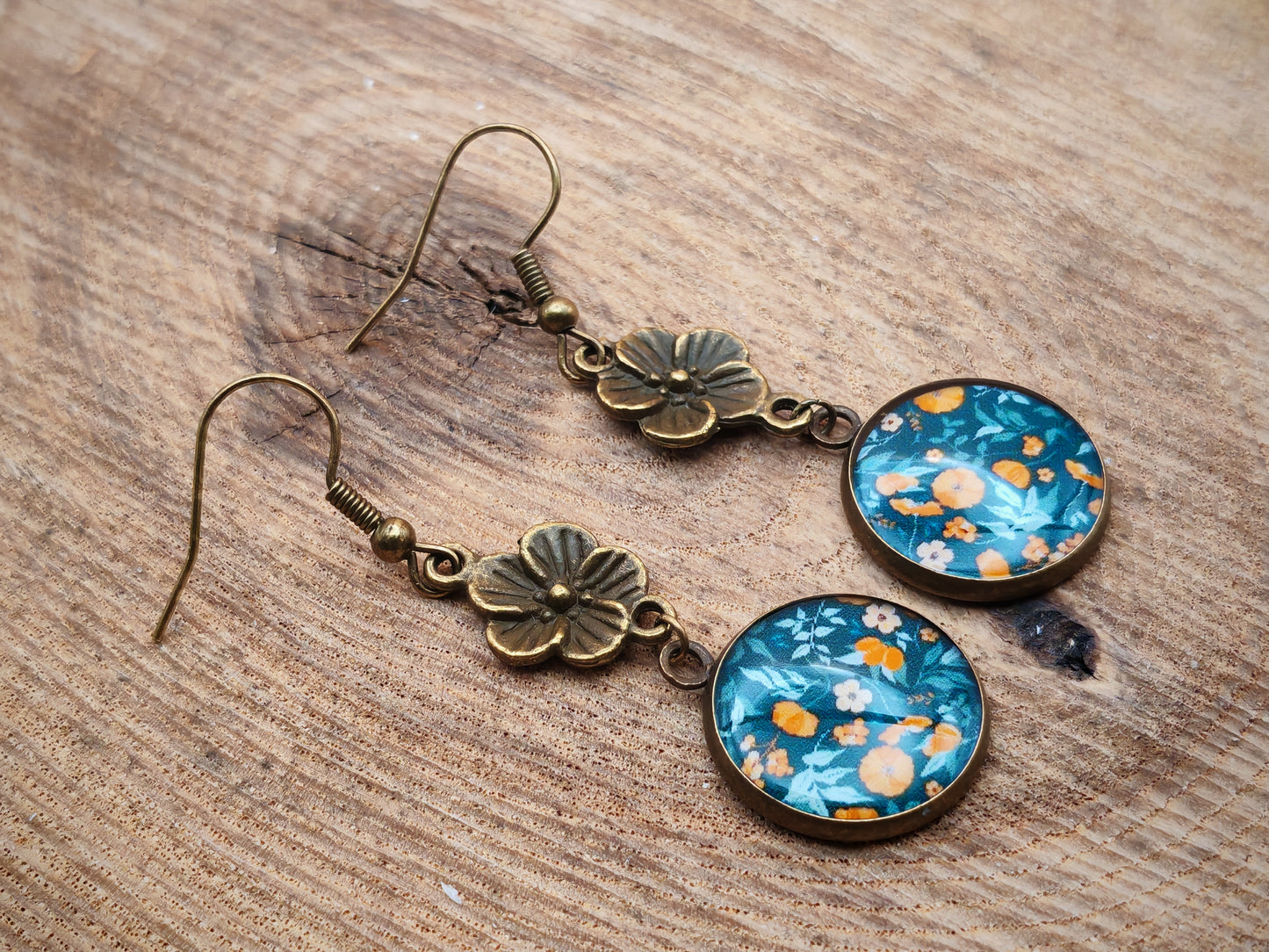 Boucles d'oreilles – Fleurs de minuit