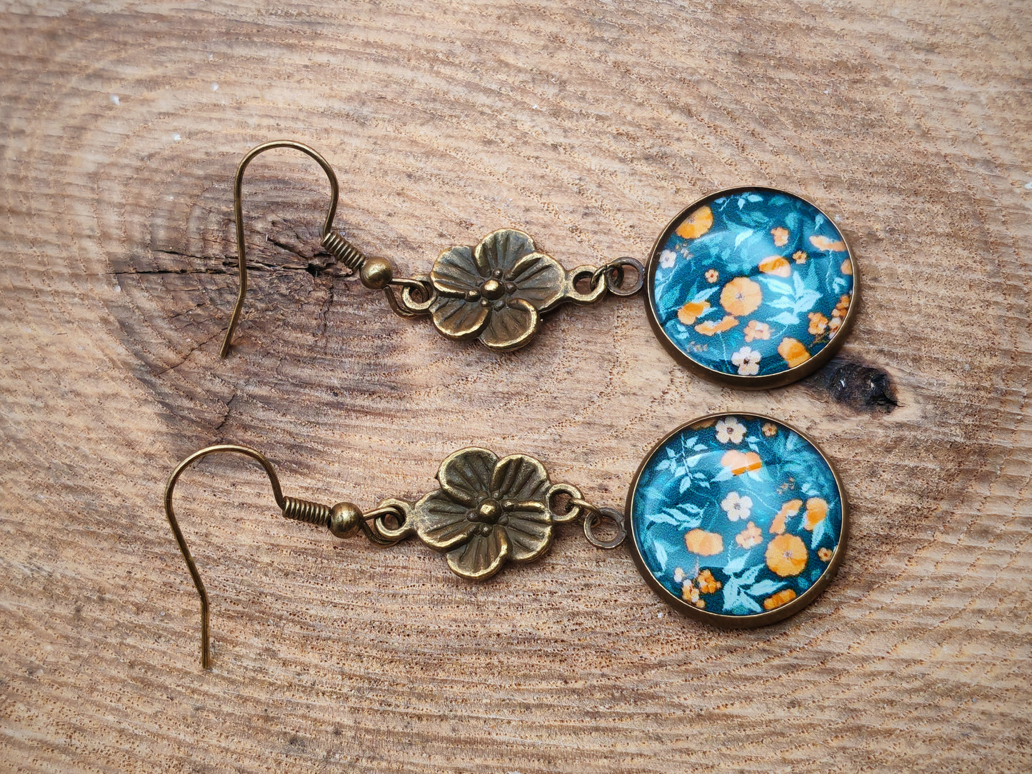 Boucles d'oreilles – Fleurs de minuit