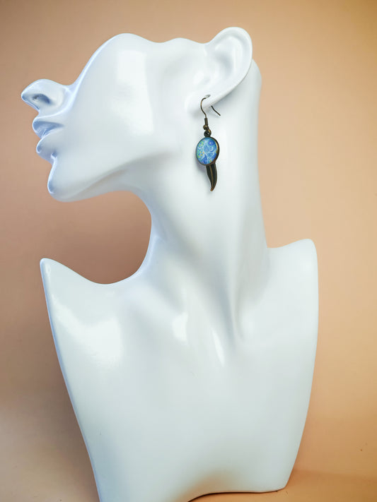 Boucles d’oreilles – Aurore paisley