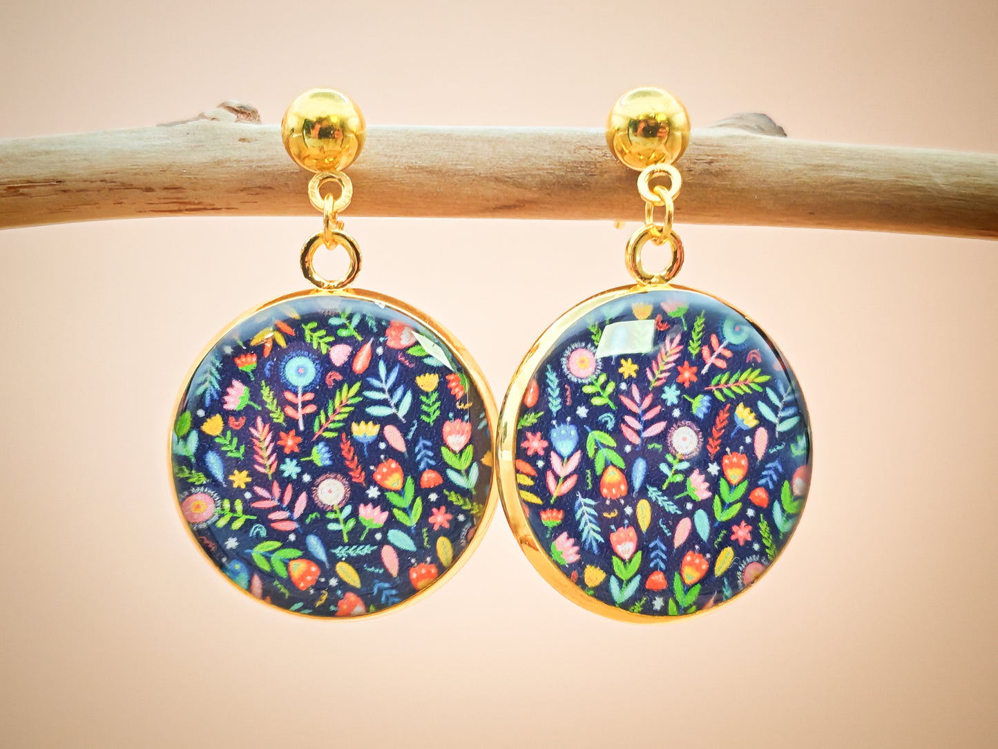 Boucles d’oreilles – Jardin merveilleux