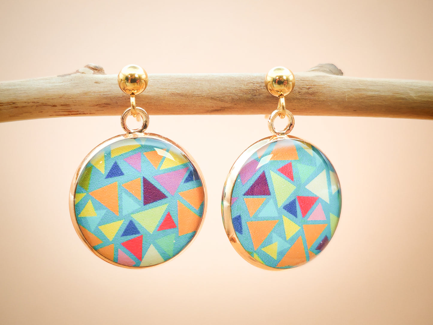 Boucles d’oreilles – Éclats graphiques