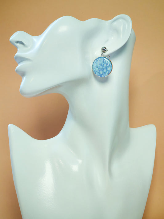 Boucles d’oreilles – Écume céleste