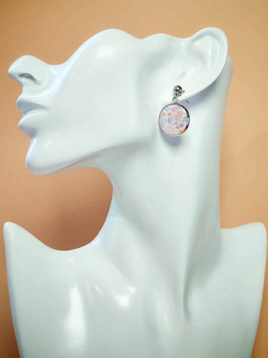 Boucles d’oreilles – Herbiers poétiques