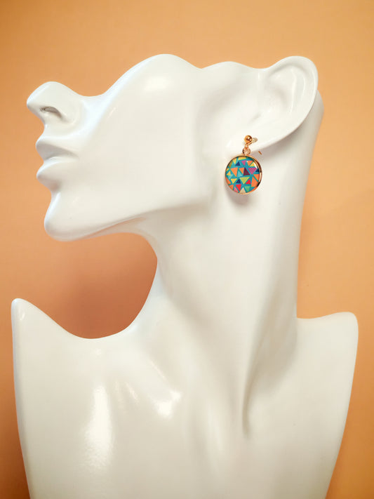 Boucles d’oreilles – Éclats graphiques