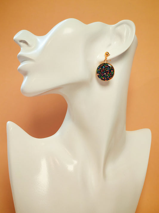 Boucles d’oreilles – Jardin merveilleux