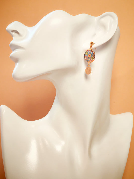 Boucles d’oreilles – Champs en fête