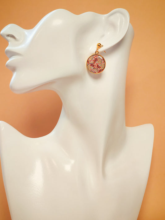 Boucles d’oreilles – Éclats d’Orient pastel