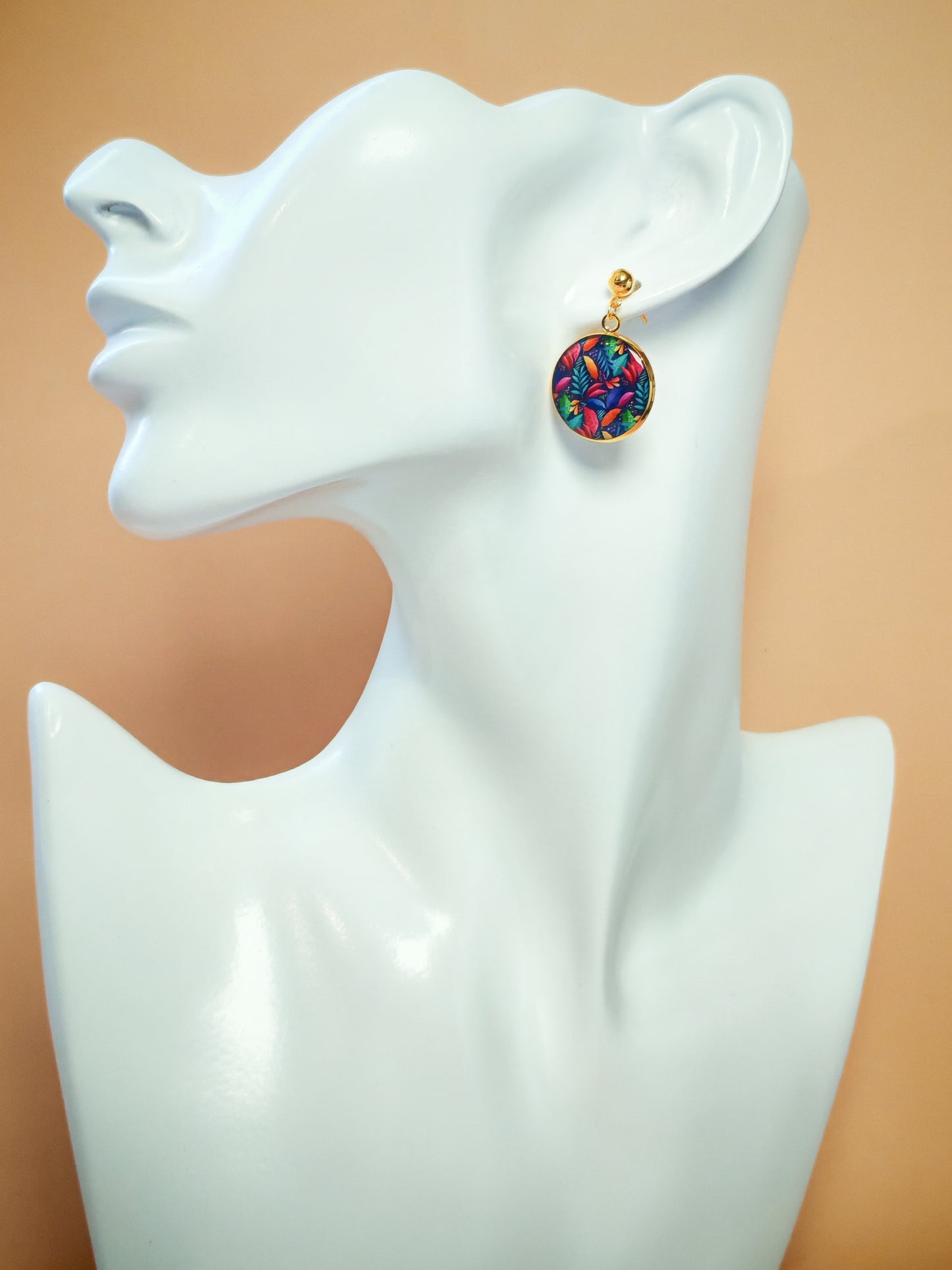 Boucles d’oreilles – Jungle lumineuse