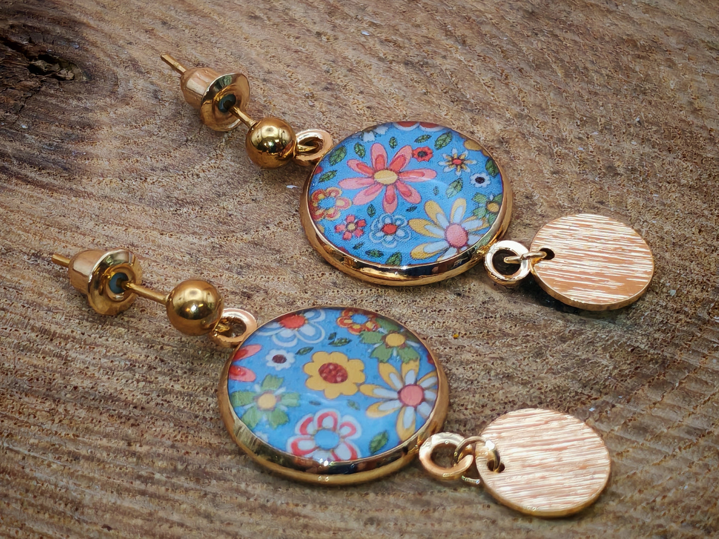 Boucles d’oreilles – Champs en fête