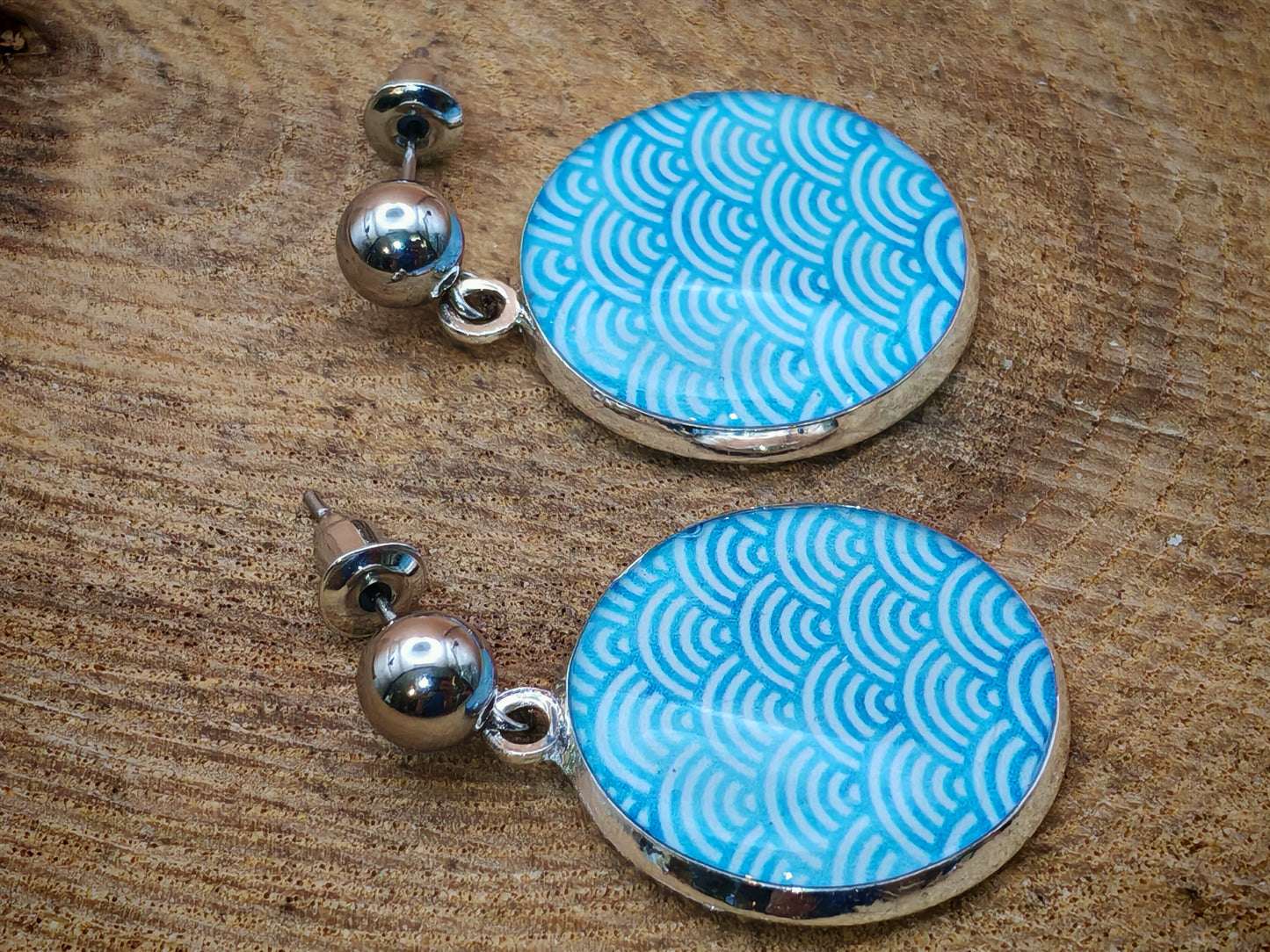Boucles d’oreilles – Écume céleste