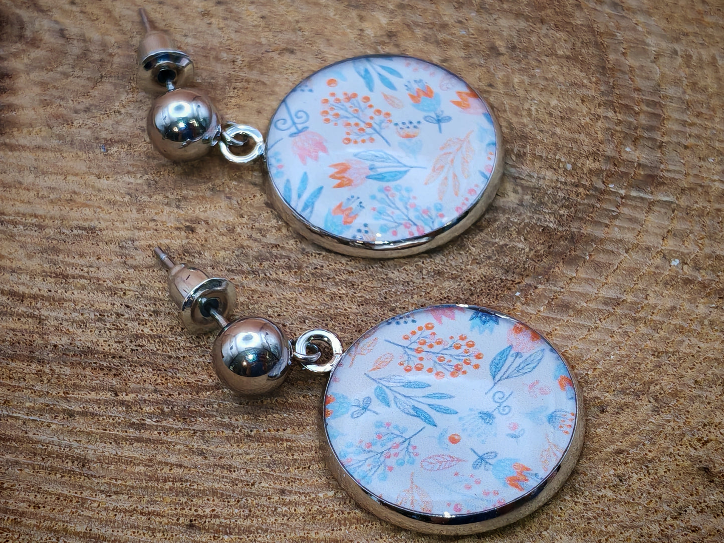 Boucles d’oreilles – Herbiers poétiques