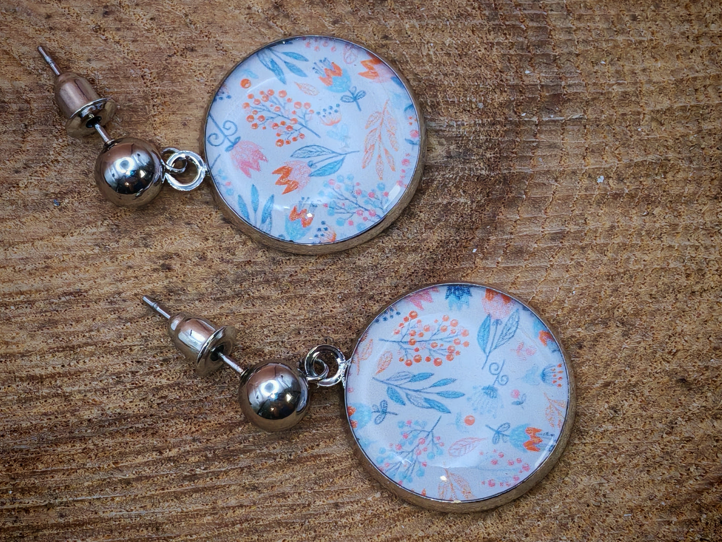 Boucles d’oreilles – Herbiers poétiques