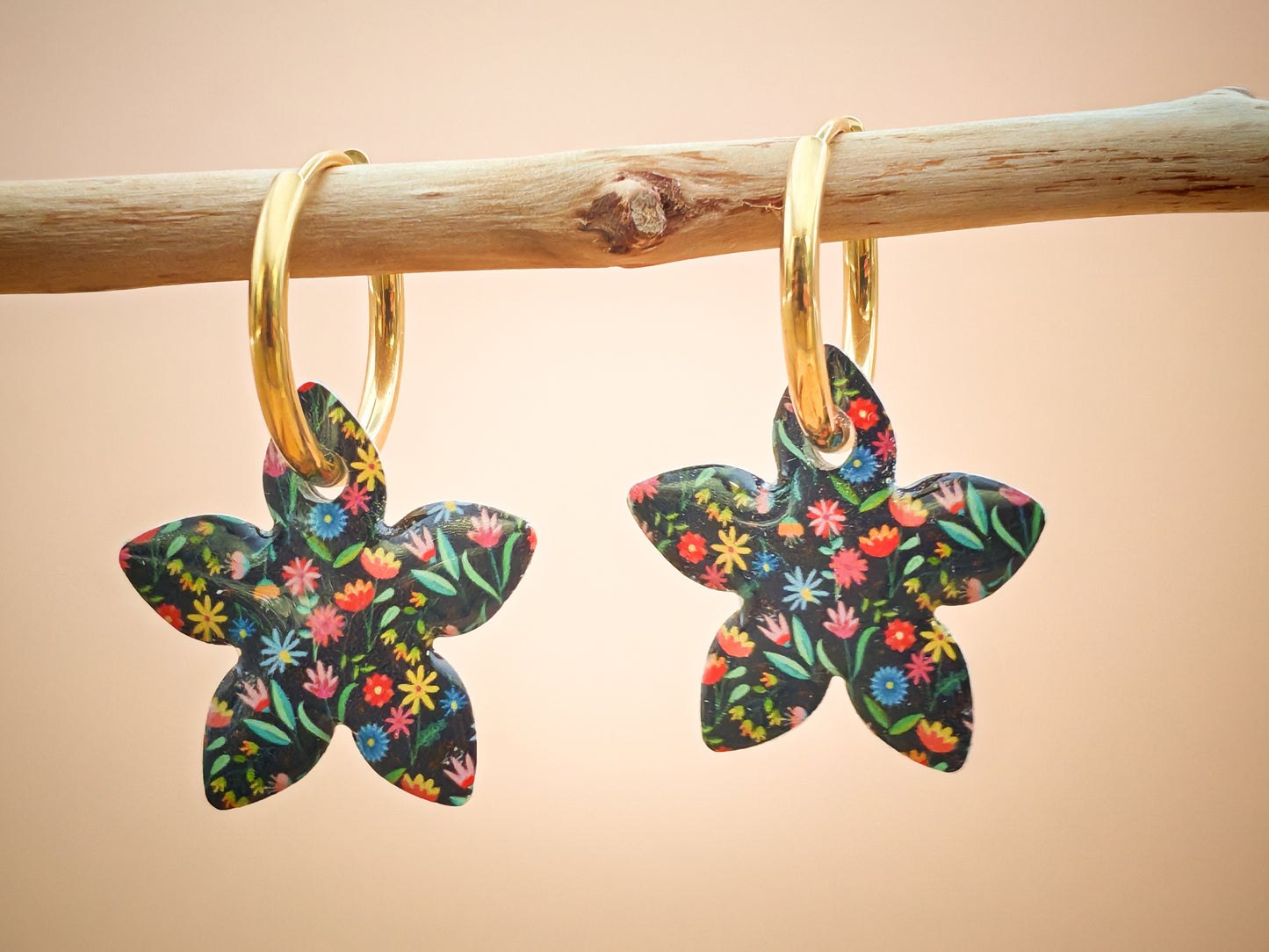 Boucles d’oreilles / Pampilles – Prairie secrète