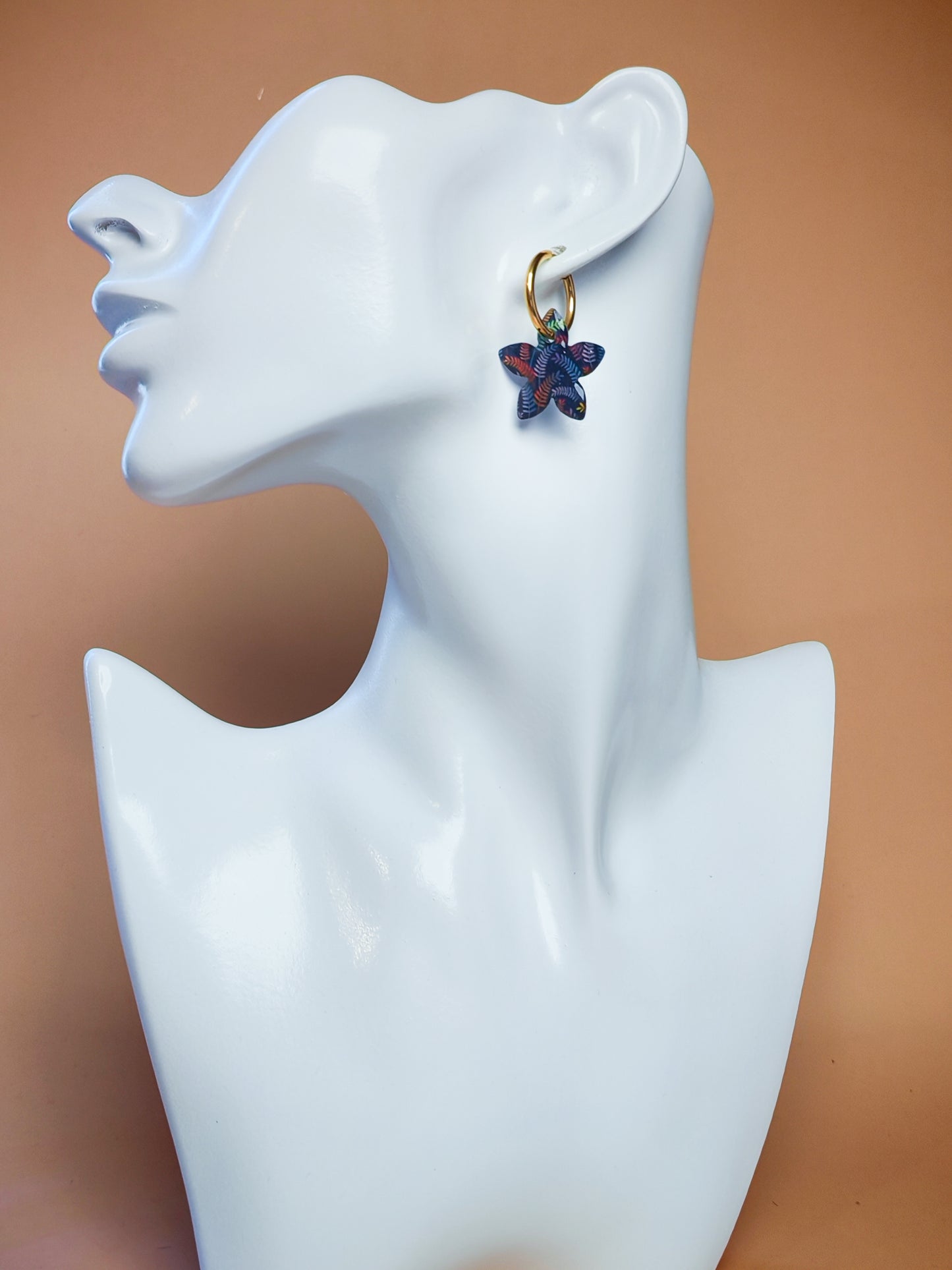 Boucles d’oreilles / Pampilles – Forêt colorée