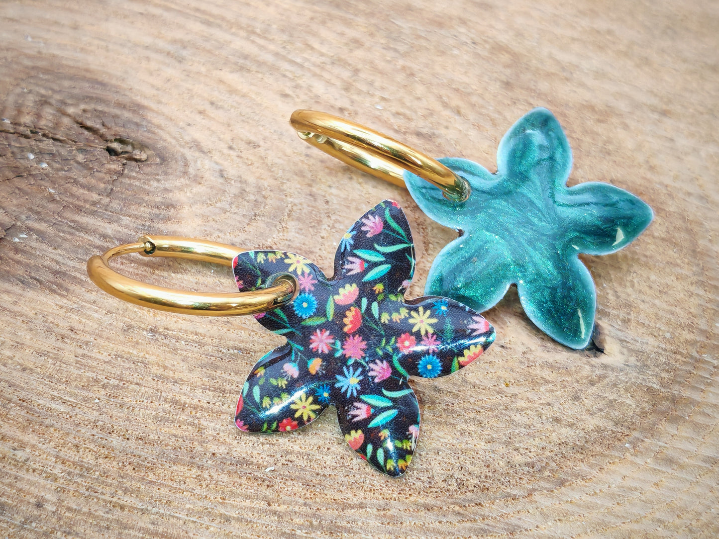 Boucles d’oreilles / Pampilles – Prairie secrète