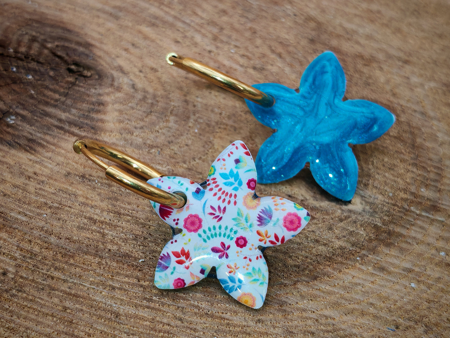 Boucles d’oreilles / Pampilles – Jardin en fête