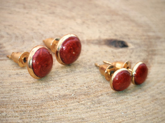 Cabochons d'oreilles - Reflets précieux