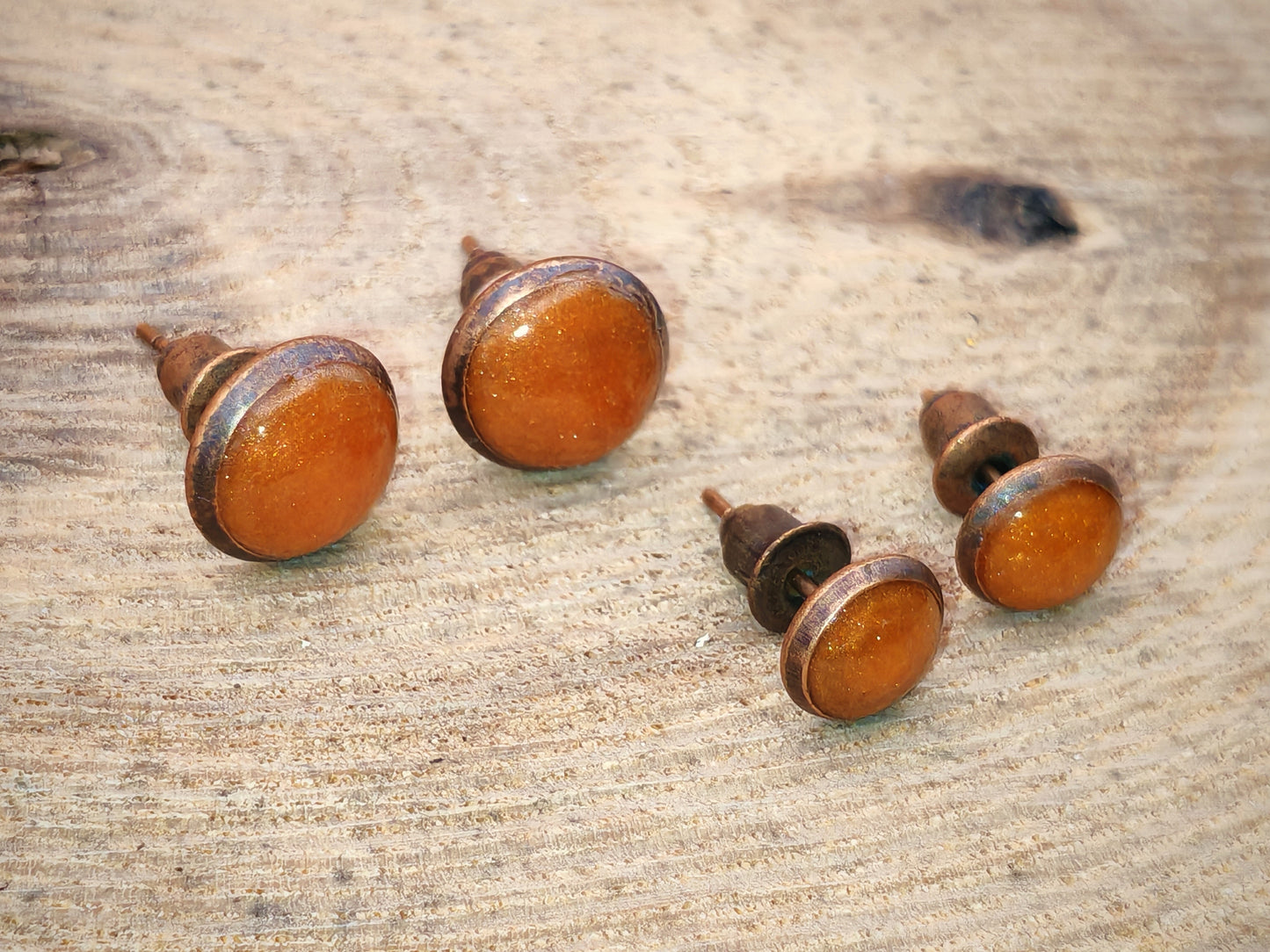 Cabochons d'oreilles - Reflets précieux
