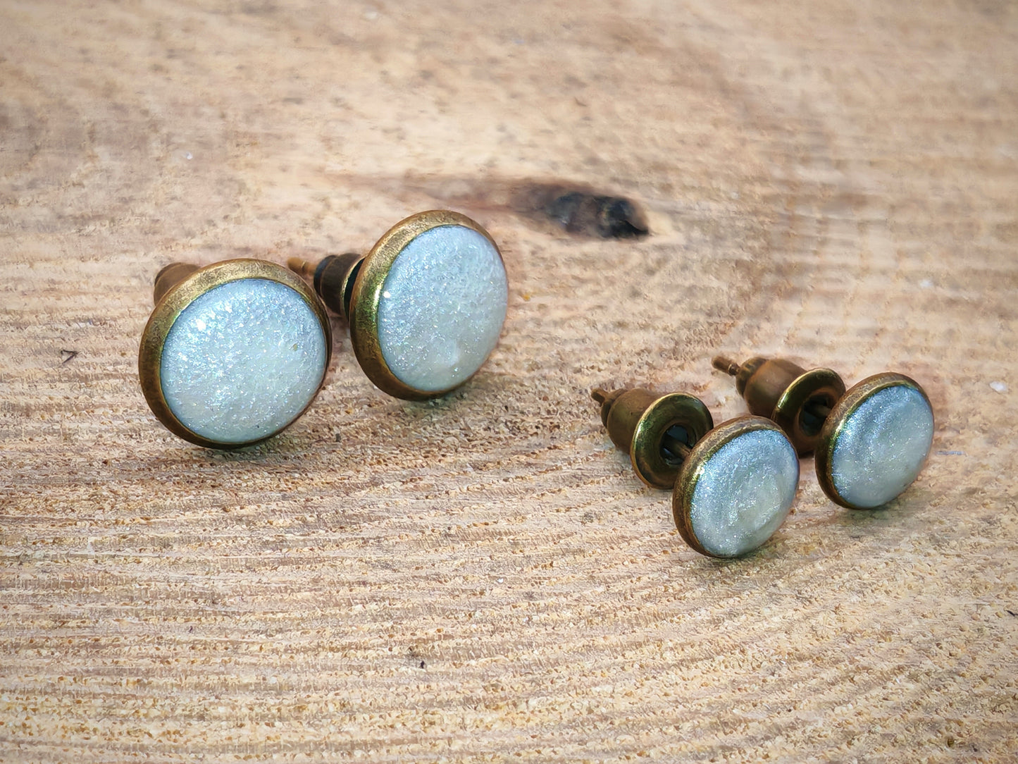 Cabochons d'oreilles - Reflets précieux
