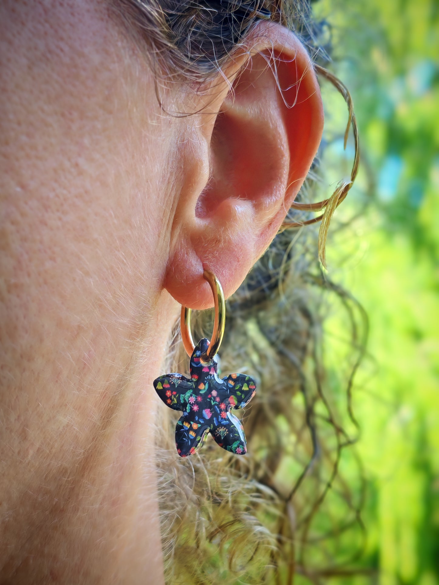 Boucles d’oreilles / Pampilles – Prairie secrète