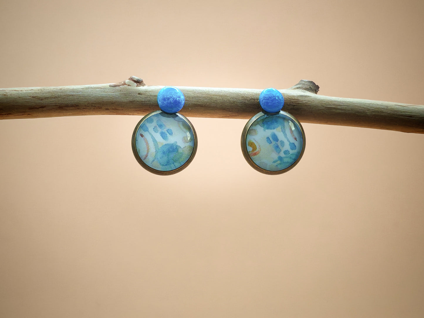 Clous d’oreilles – Rivière pastel
