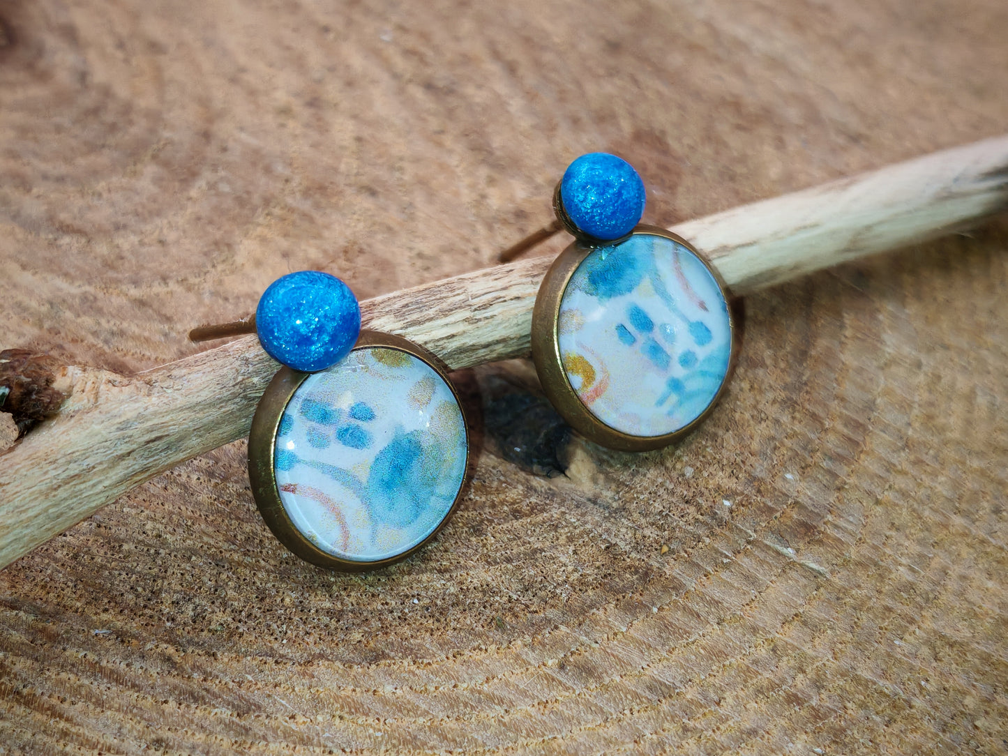 Clous d’oreilles – Rivière pastel