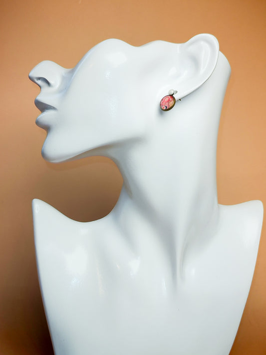 Clous d’oreilles – Nuances de coton sucré