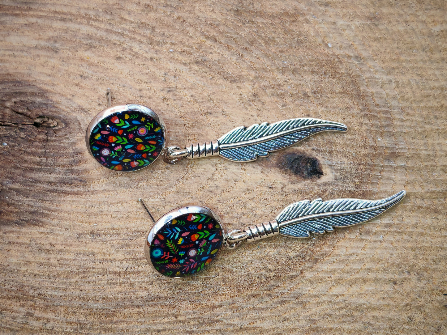 Boucles d’oreilles – Jardin folklorique