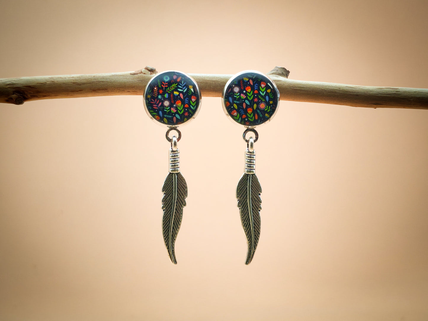 Boucles d’oreilles – Jardin folklorique