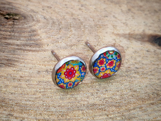 Clous cabochon de 8 mm – Jardin bohème