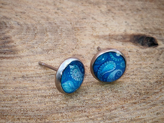 Clous cabochon de 8 mm – Arabesques marines