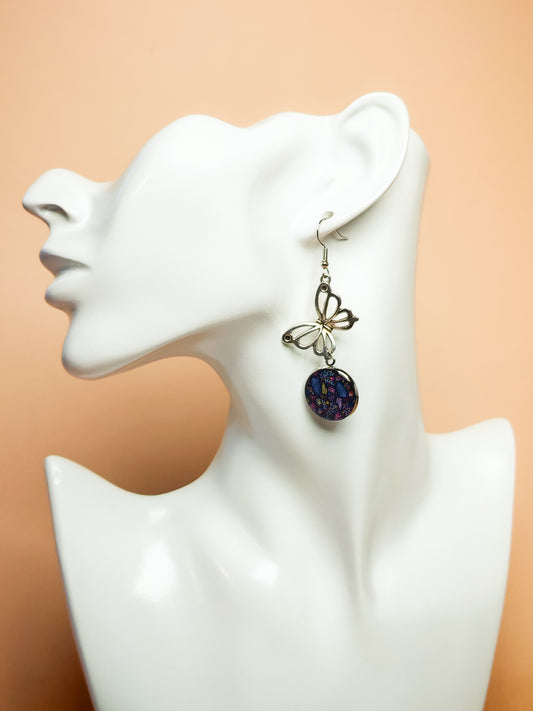 Boucles d’oreilles – Danse des papillons nocturnes