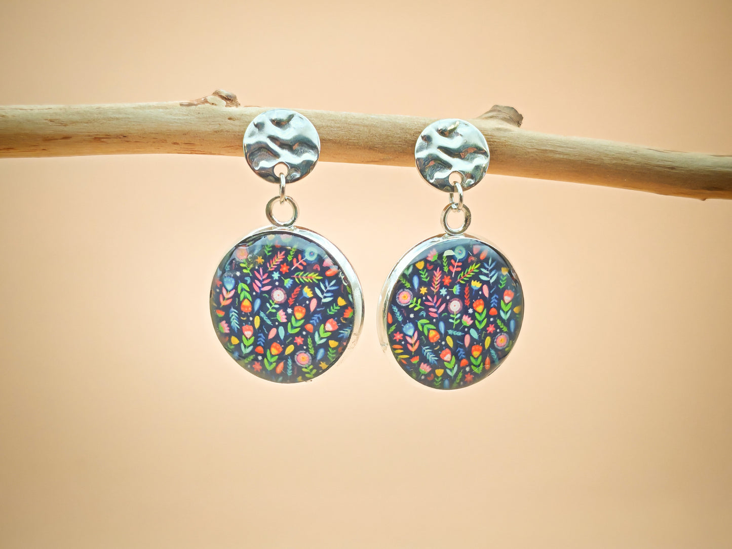 Boucles d’oreilles – Jardin nocturne