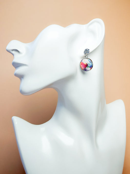 Boucles d’oreilles – Éclats d’aquarelle