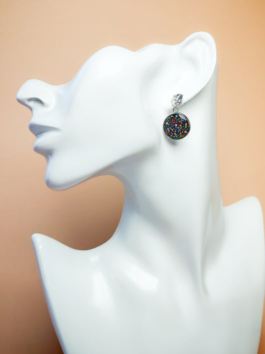 Boucles d’oreilles – Jardin nocturne