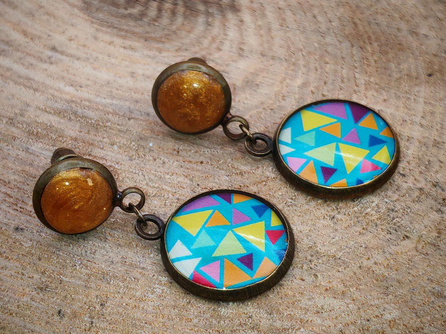 Boucles d’oreilles – Prisme éclatant