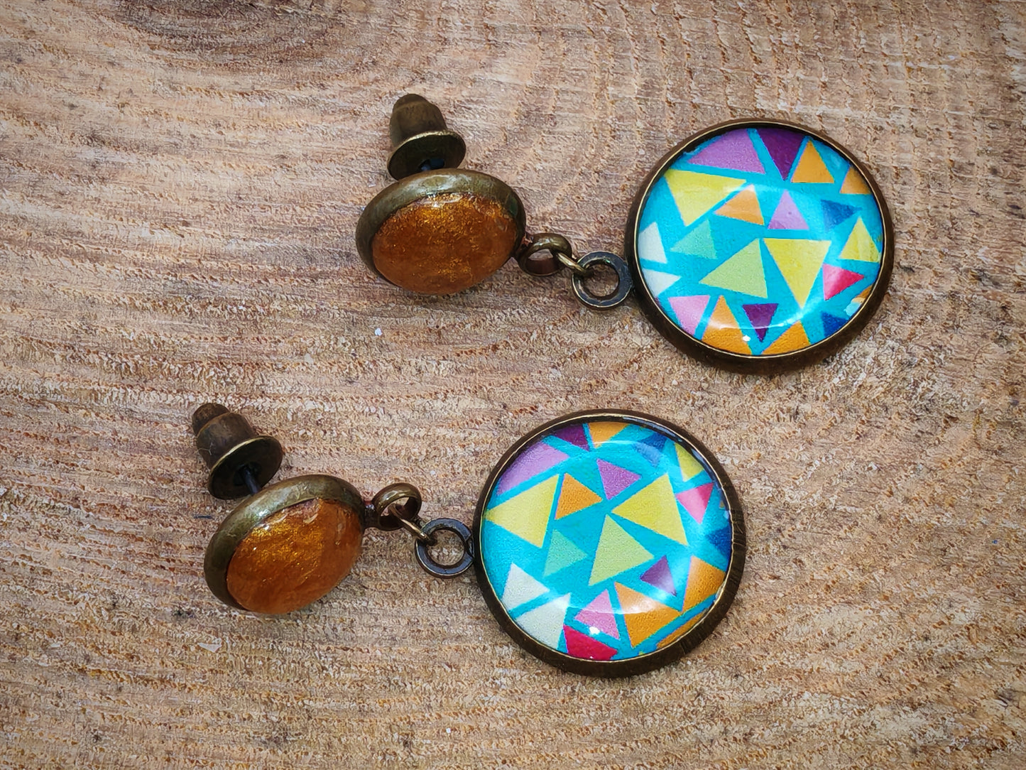 Boucles d’oreilles – Prisme éclatant