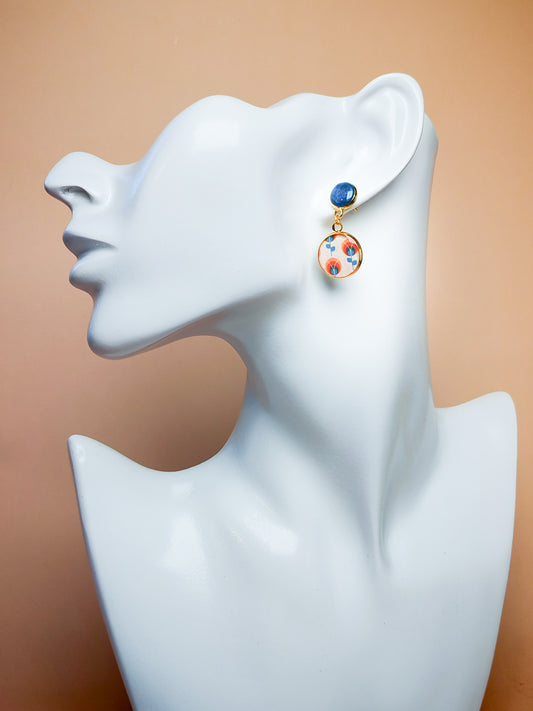 Boucles d’oreilles – Fleurs solaires