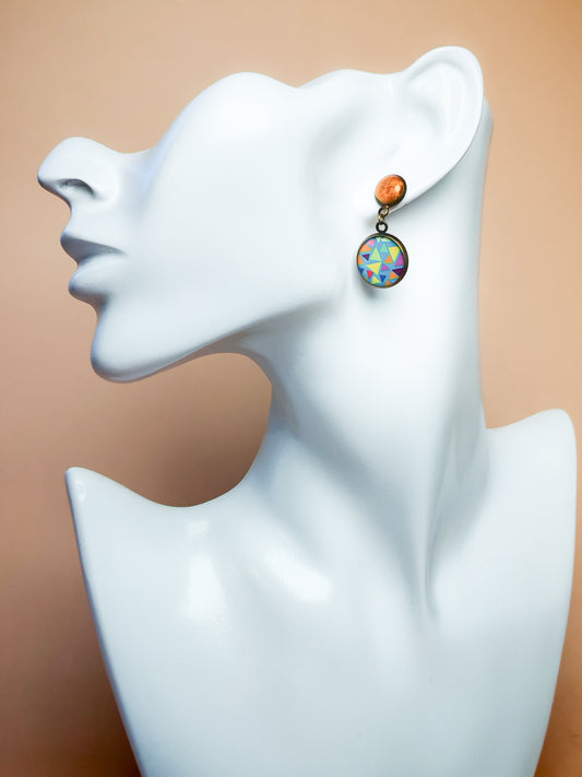 Boucles d’oreilles – Prisme éclatant
