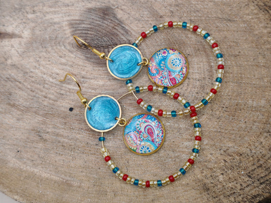 Boucles d’oreilles – Reflets d’Azur